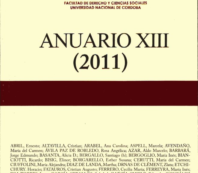 Anuario XIII