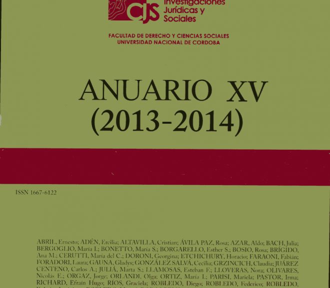Anuario XV