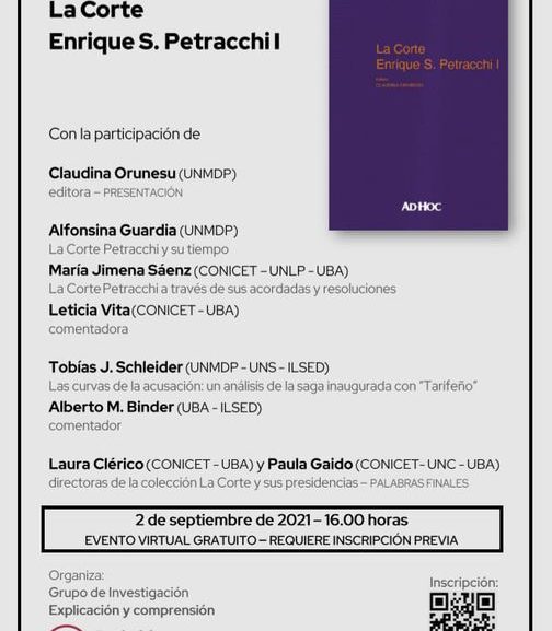 Presentación del libro «La Corte Enrique Petracchi I»