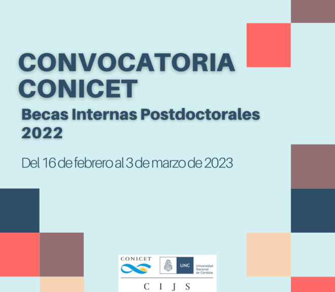 Convocatoria de Becas Internas Postdoctorales 2022